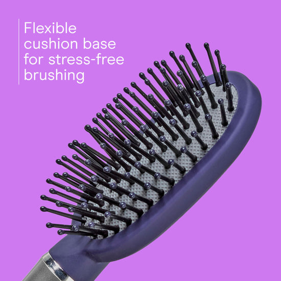 CONAIR hair brush — Velvet touch unisex oval design