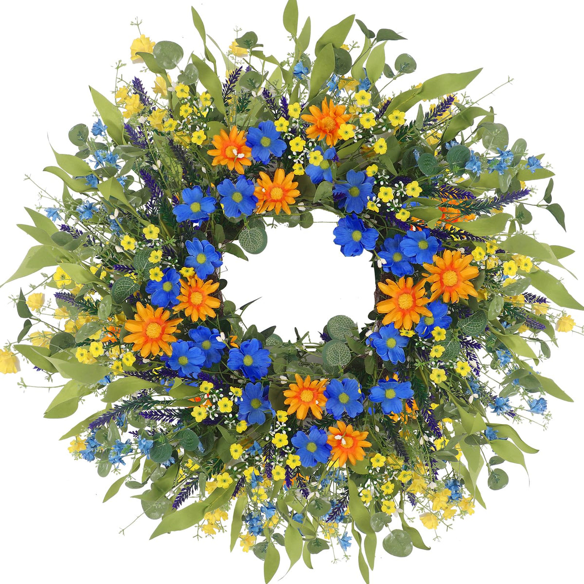 Wreath — spring and summer floral design
