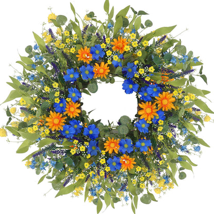 Wreath — spring and summer floral design