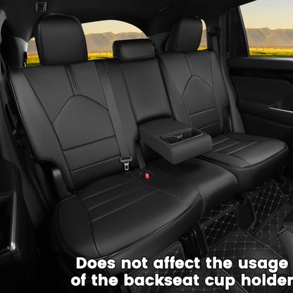 HKZ vehicle seat cover — custom fit for 2020–2026 Toyota Highlander captain seats only