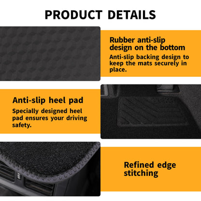 Vehicle mat — EKR custom fit for 2024-2026 Toyota Tacoma DoubleCab/CrewCab