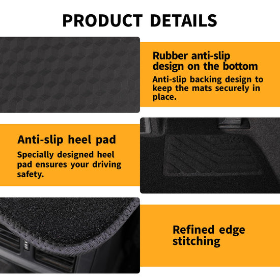 Vehicle mat — EKR custom fit for 2024-2026 Toyota Tacoma DoubleCab/CrewCab
