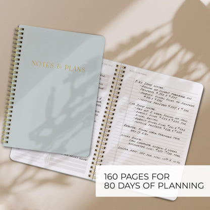 Planner — Undated daily journal for organizing tasks and boosting productivity