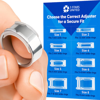 Jewelry finding — 5 stars united ring sizer adjuster