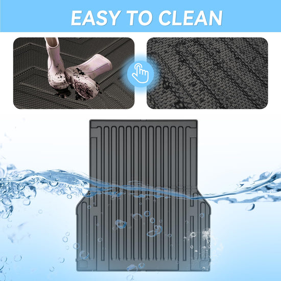 Tacoma 5FT truck bed mat — AOMSAZTO custom fit rubber liner for 2005-2023 Tacoma