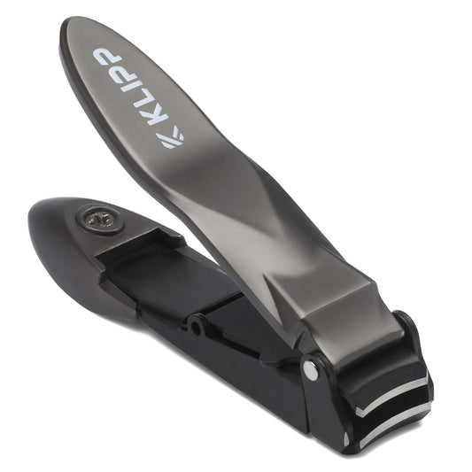 Nail clippers - KLIPP heavy duty self-collecting nail cutter with ergonomic lever