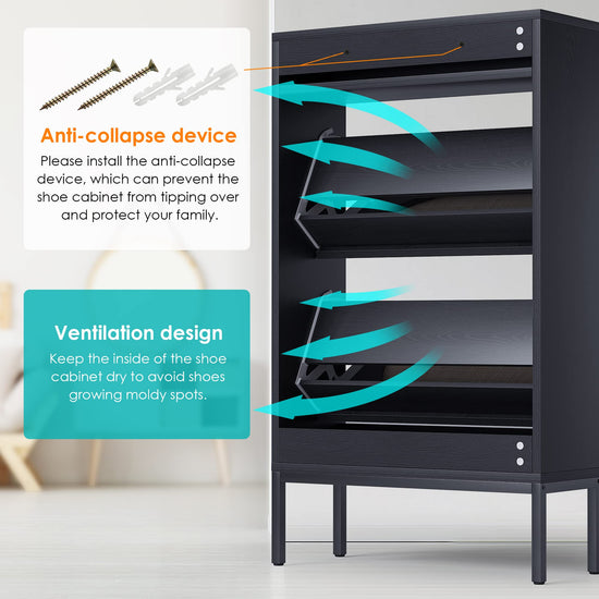 Yechen cabinet — shoe storage solution with ample space and modern design