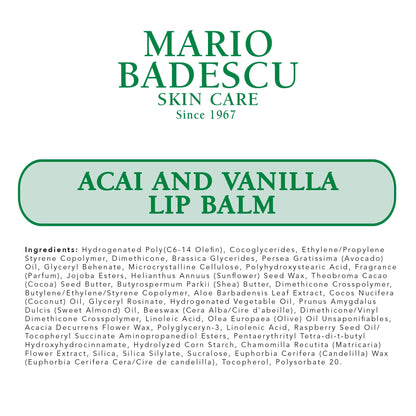 Mario Badescu lip balm — infused with coconut oil and shea butter