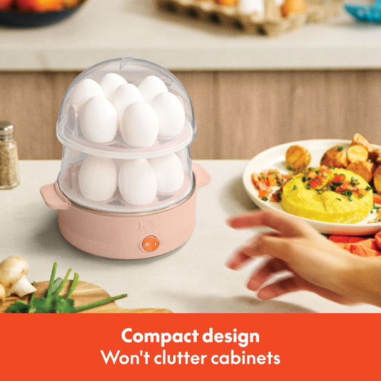 Countertop food steamer — Bella egg cooker with versatile cooking options