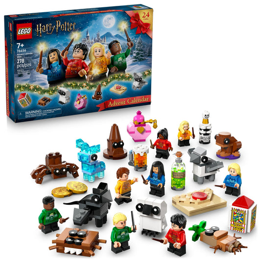 Lego Harry Potter Advent Calendar - 24 buildable surprises for holiday countdown 76456