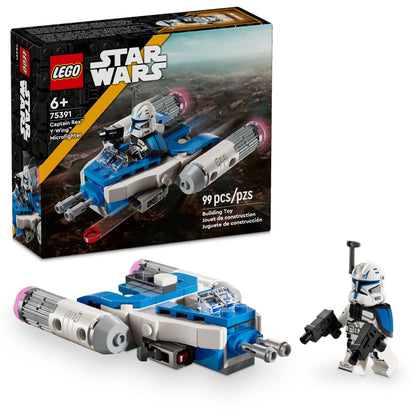 LEGO Star Wars Y-Wing Microfighter building set with Captain Rex minifigure