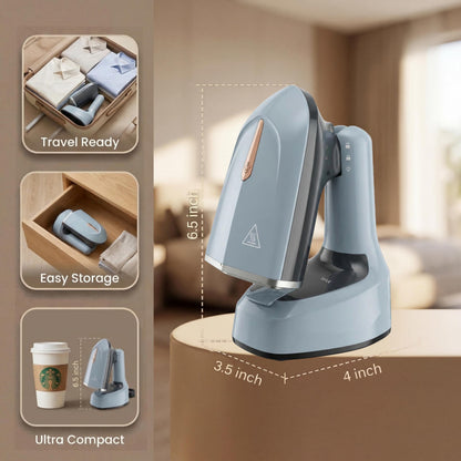 Handheld steamer — 1200W fast heat-up and foldable design for travel