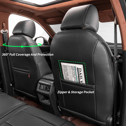 Vehicle seat cover — Waterproof leather for 2016-2024 Chevy Malibu models