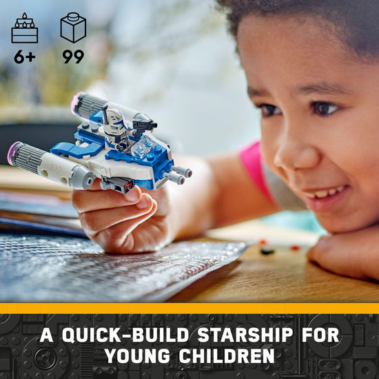 LEGO Star Wars Y-Wing Microfighter building set with Captain Rex minifigure