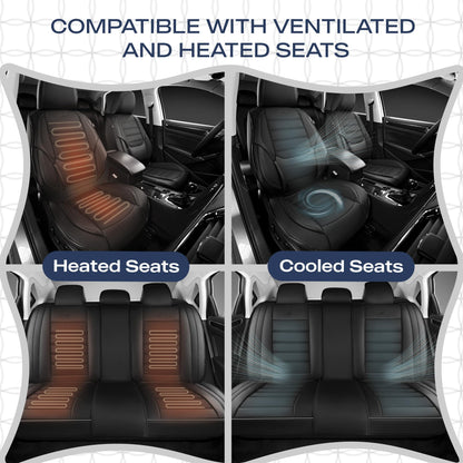 Skechers vehicle seat cover — Memory foam waterproof protection for front seats