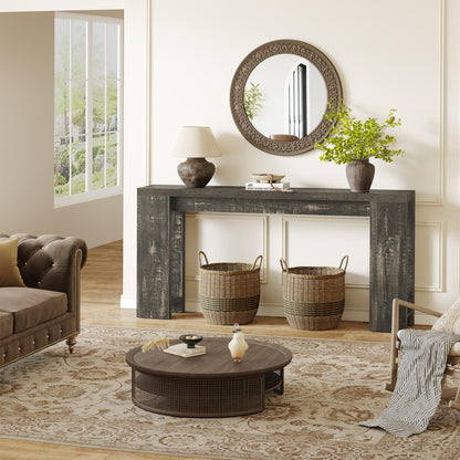 Little Tree console table — 70.9-inch narrow design for living spaces and hallways
