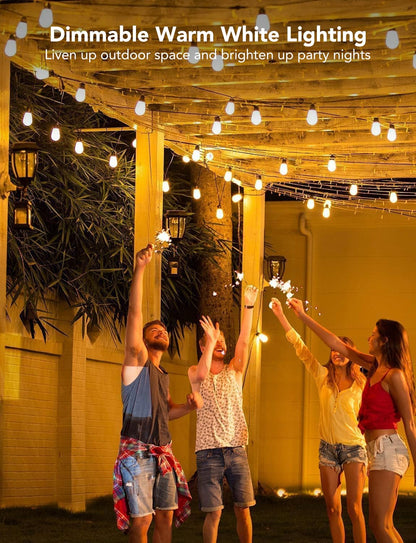 Govee string lights — Bluetooth RGBW outdoor with app control and waterproof design