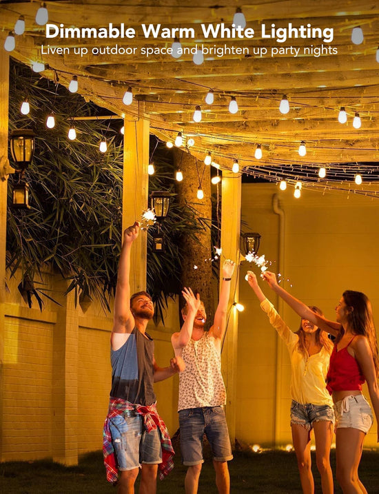 Govee string lights — Bluetooth RGBW outdoor with app control and waterproof design