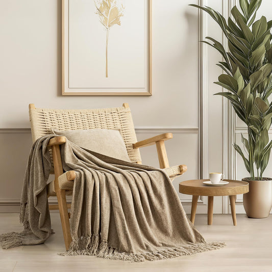 Blanket — Chenille plaid design from EverGrace