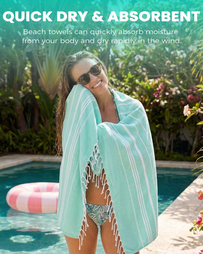 Antfuny Turkish beach towel - 1 to 6 pack options available
