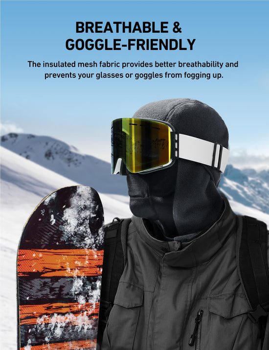 AstroAI balaclava — fleece thermal windproof mask for men and women
