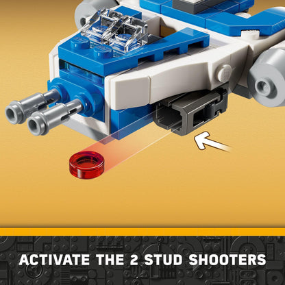 LEGO Star Wars Y-Wing Microfighter building set with Captain Rex minifigure