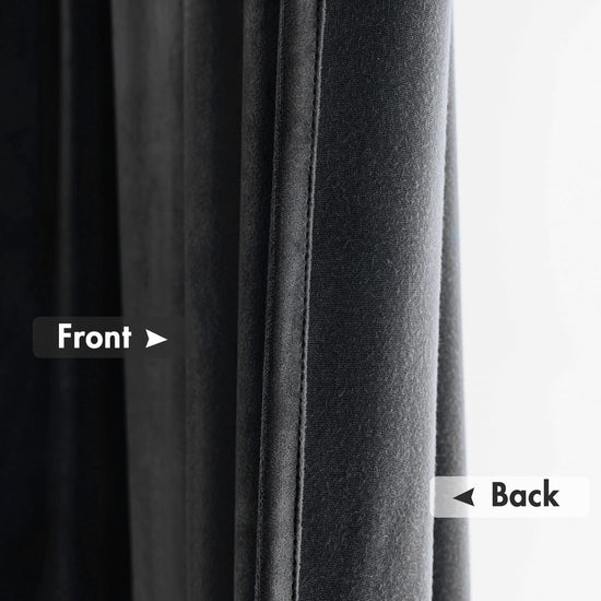 MIULEE velvet curtains — thermal insulated blackout drapes set of 2 for living room and bedroom