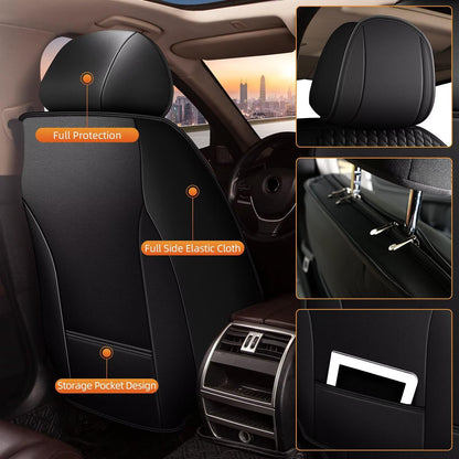 AOMSAZTO vehicle seat cover with waterproof leather for Mitsubishi Lancer 2012-2017