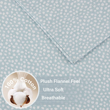 BED_LINEN_SET — Sleep Philosophy True North flannel sheets in cotton with novelty print