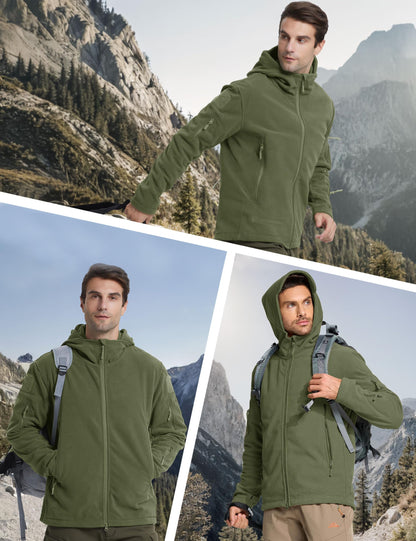 Crysully coat — Warm fleece hooded jacket for outdoor adventures