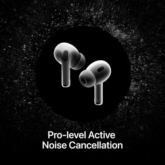 Apple AirPods Pro wireless headphones — up to 2X more active noise cancelling