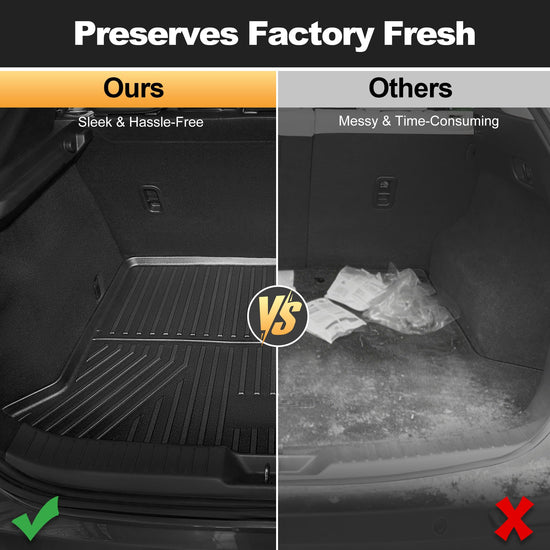 AOMSAZTO cargo liner — Custom fit all-weather trunk mat for 2019-2026 Mazda CX-30