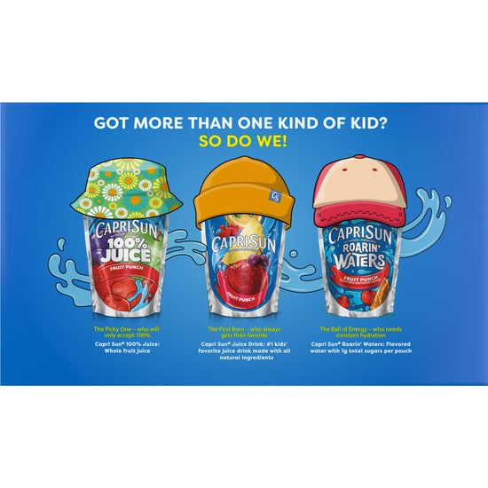 Capri Sun juice drink — Pacific cooler mixed fruit flavor blend