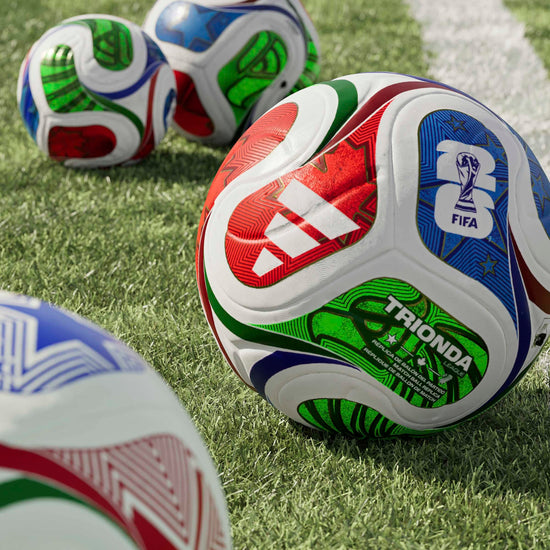 Recreation ball — Adidas World Cup League in white and blue colors 4 size