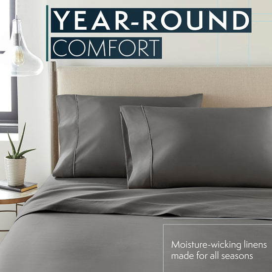 HC Collection bed linen set — 16 inch deep pockets for bedding sheets and pillowcases