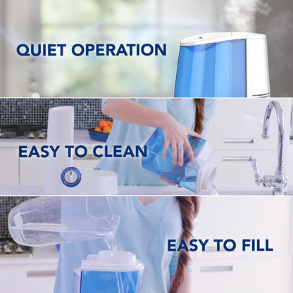 Vicks humidifier — warm mist technology