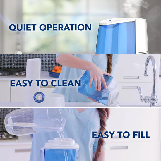 Vicks humidifier — warm mist technology