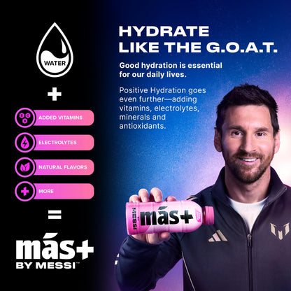Drink flavored — Más+ by Messi Miami punch and berry multi pack 12-pack 12oz