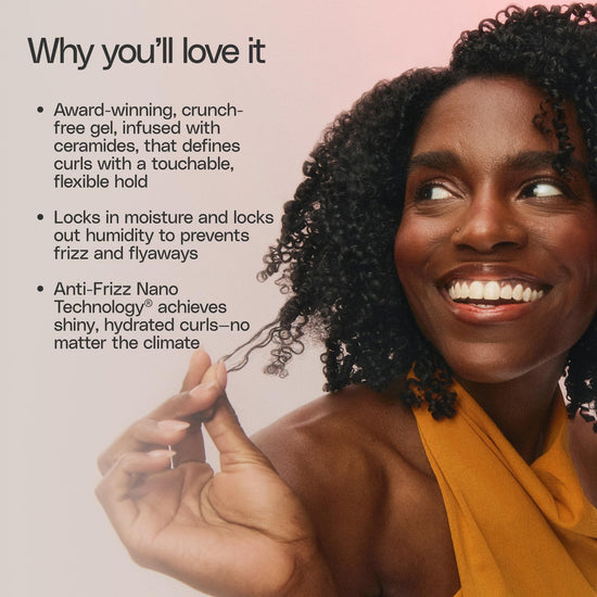 Ouidad Advanced Climate Control gel — Crunch-free, soft hold for defined curls