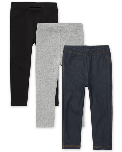 The Children's Place baby girls' and toddler leggings pack