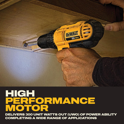 Dewalt drill — 20V max cordless compact driver kit
