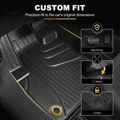 AOMSAZTO vehicle mat - All weather protection for Ford Edge 2015-2026