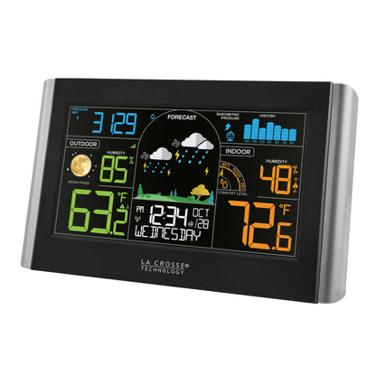 La Crosse Technology weather station — wireless color display