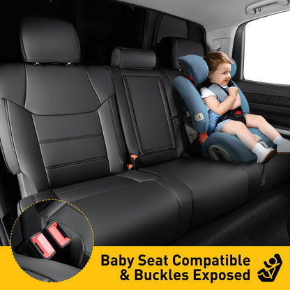 Super cover for Toyota Tundra seat covers with carbon fiber