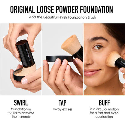 bareMinerals loose powder foundation SPF 15 — sheer to full coverage formula