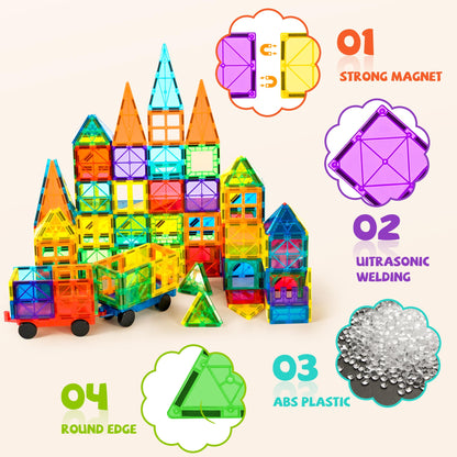 cossy magnetic tiles — colorful building blocks