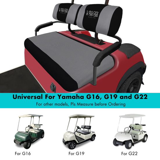 10L0L golf cart seat cover — washable breathable polyester mesh for Yamaha and Club Car DS