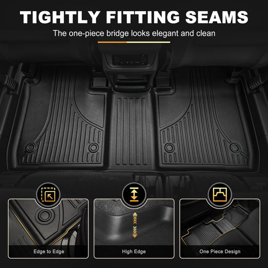 AOMSAZTO vehicle mat with all weather protection for Ford Bronco Sport 2021-2026.