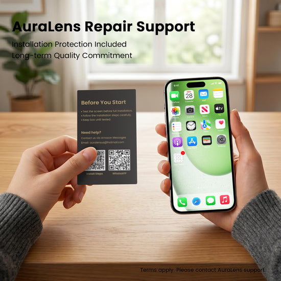 AuraLens for iPhone 15 Screen Replacement Kit LCD Touch Display Assembly