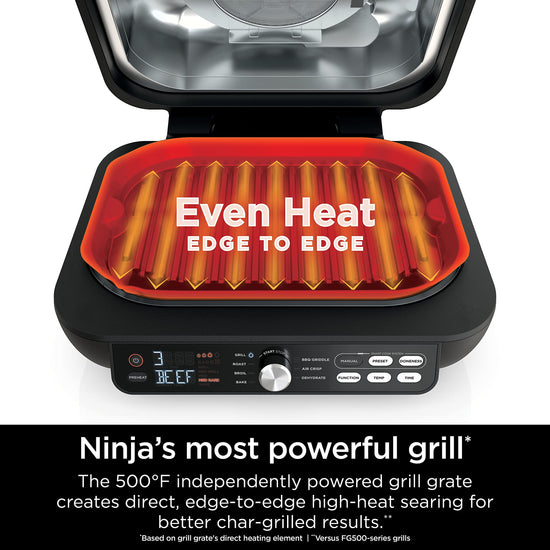Ninja IG651 barbecue grill — 7-in-1 with smart thermometer and air fry feature